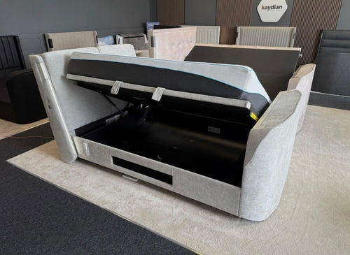 Dolby Atmos 'Premiere' Side Lift Ottoman TV Bed - RRP £3199 - Offer £2099