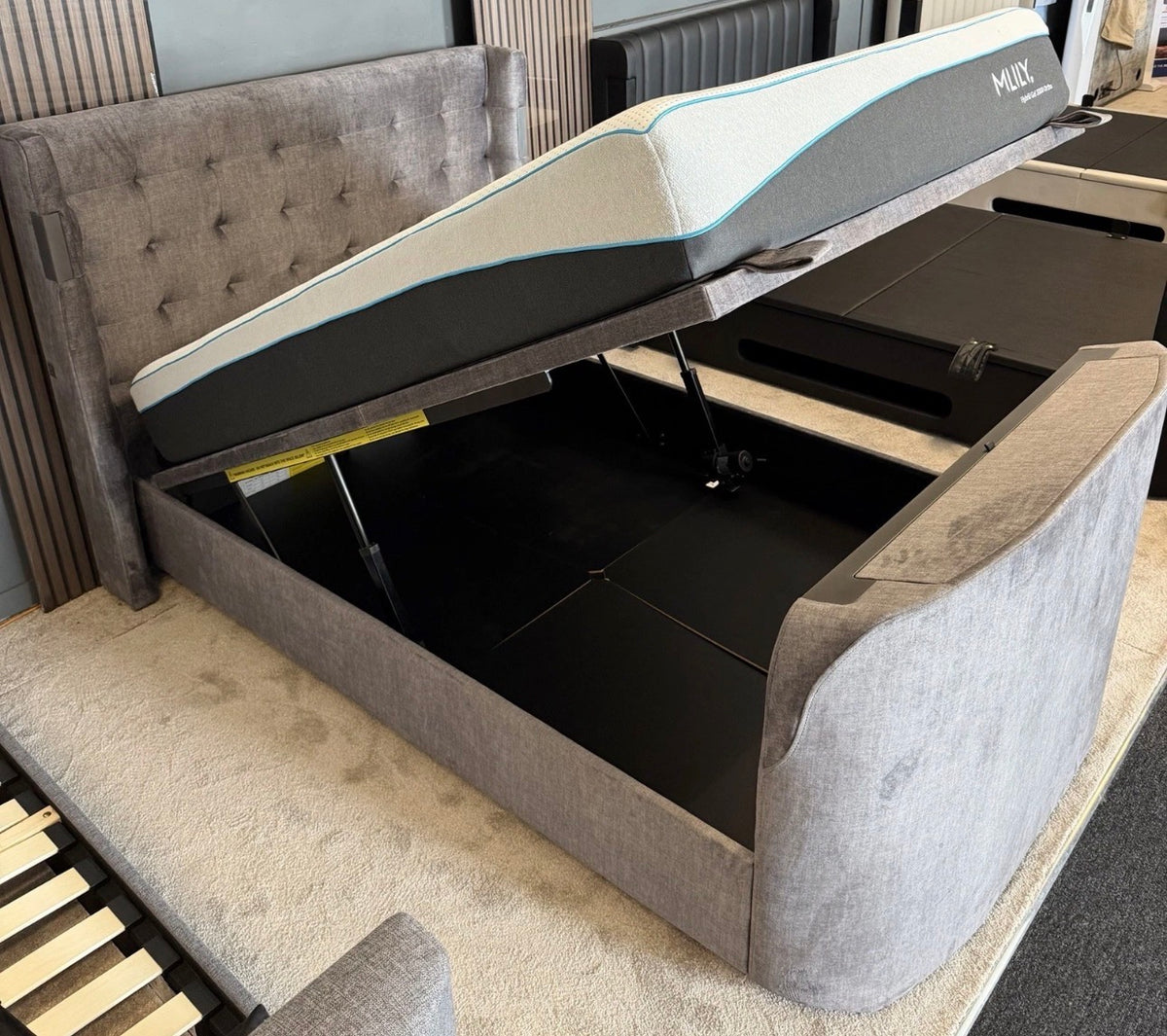 Furniture Village Dolby Atmos 'Sonic' Electric Ottoman 5ft TV Bed - RRP £3799