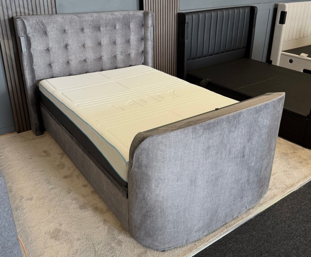 Dolby Atmos 'Sonic' Smart Electric End Lift Ottoman TV Bed - RRP £3399
