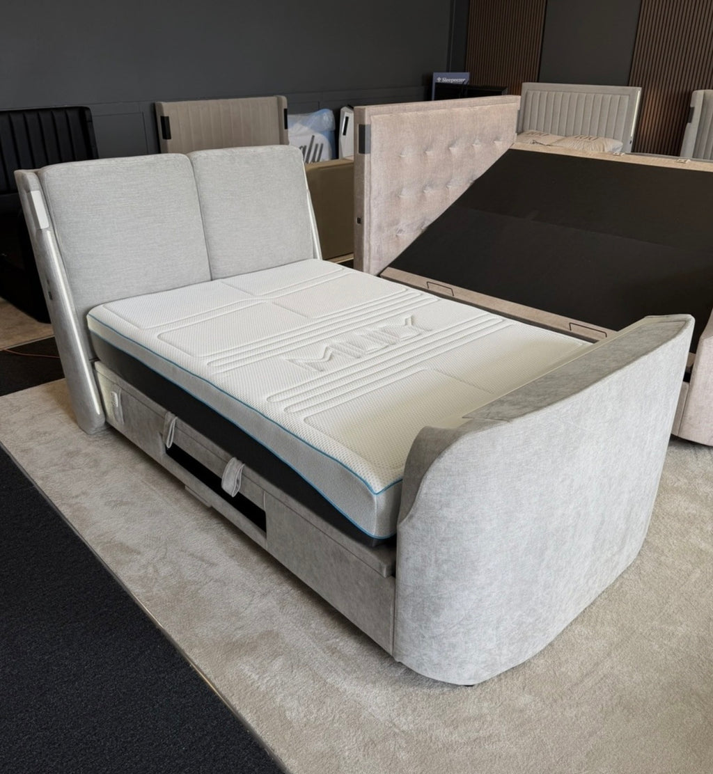 Dolby Atmos 'Premiere' Side Lift Ottoman TV Bed - RRP £3199 - Offer £2099