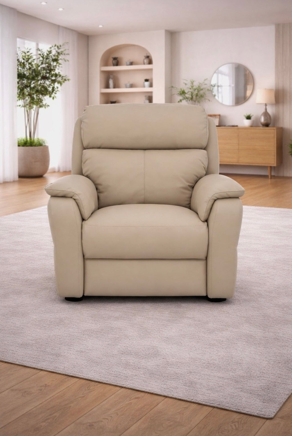 Furniture Village - ‘Vito’ Power Recliner/Headrest/ Lumbar Chair x2 - RRP £2195
