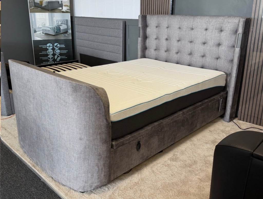Furniture Village Dolby Atmos 'Sonic' Electric Ottoman 5ft TV Bed - RRP £3799