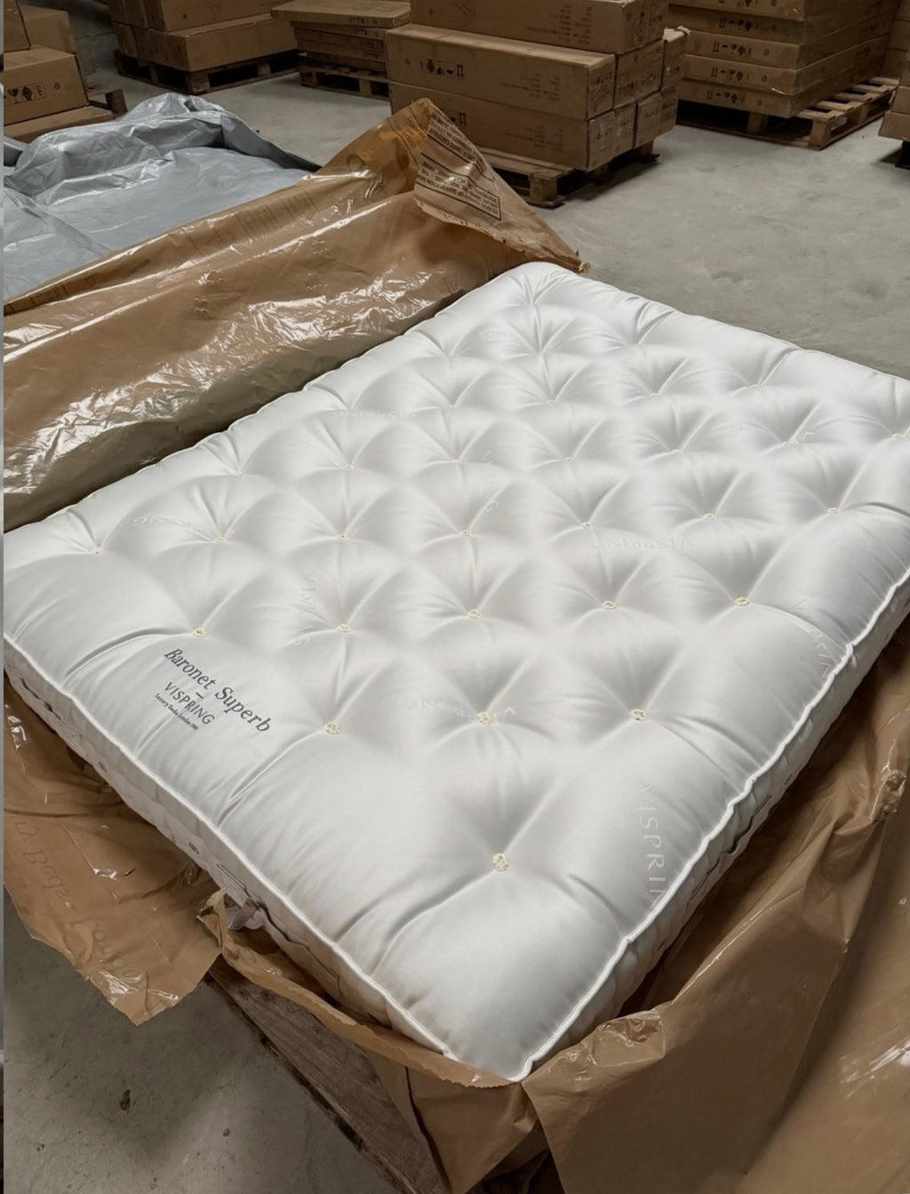 New) Vispring Baronet Superb Medium King Size Mattress / RRP £3275!