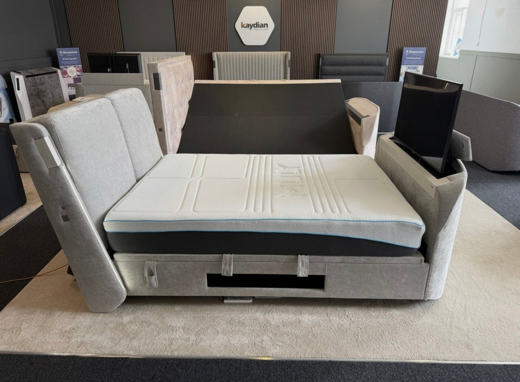 Dolby Atmos 'Premiere' Side Lift Ottoman TV Bed - RRP £3199 - Offer £2099
