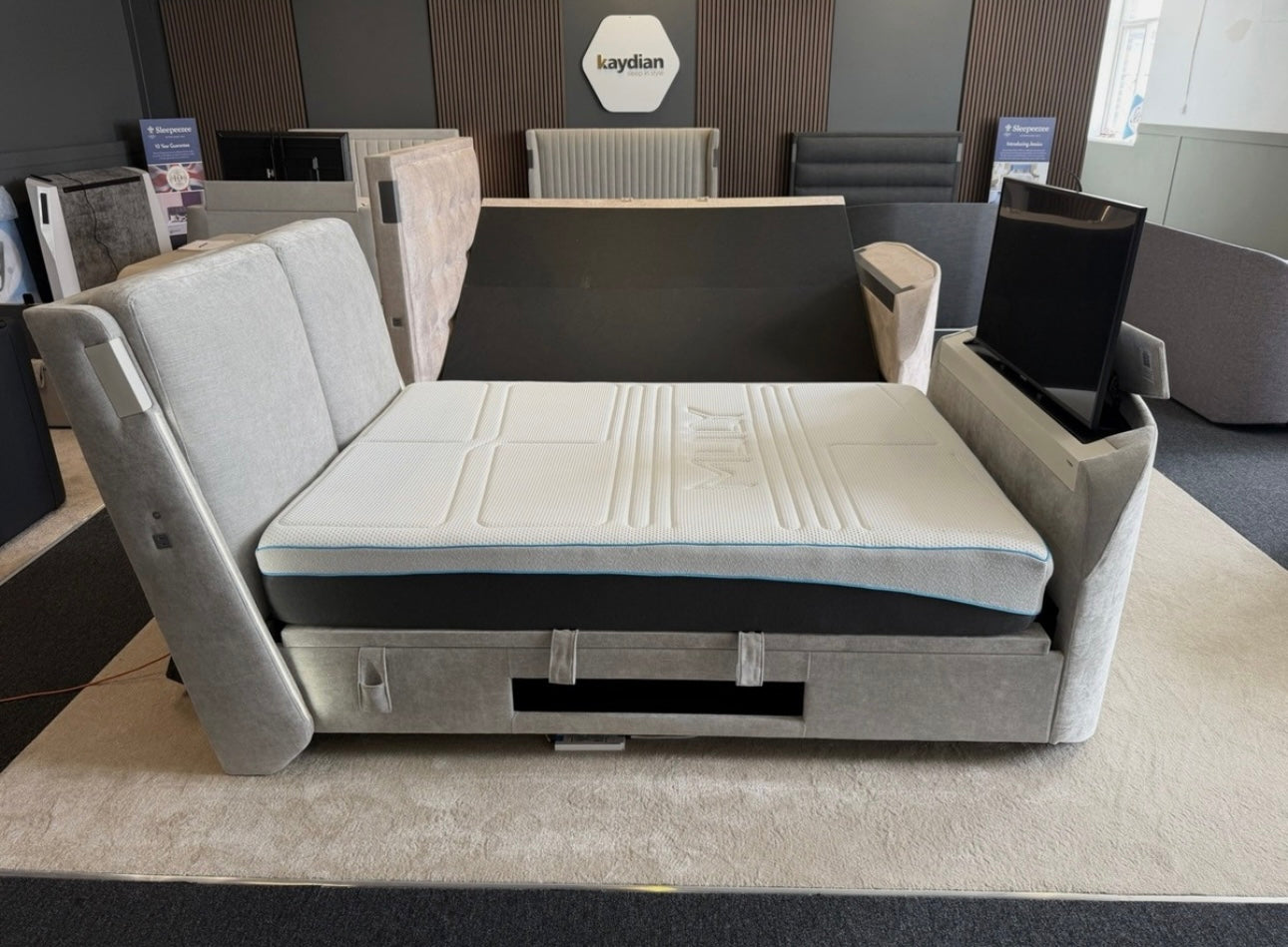 Dolby Atmos 'Premiere' Side Lift Ottoman TV Bed - RRP £3199 - Offer £2099