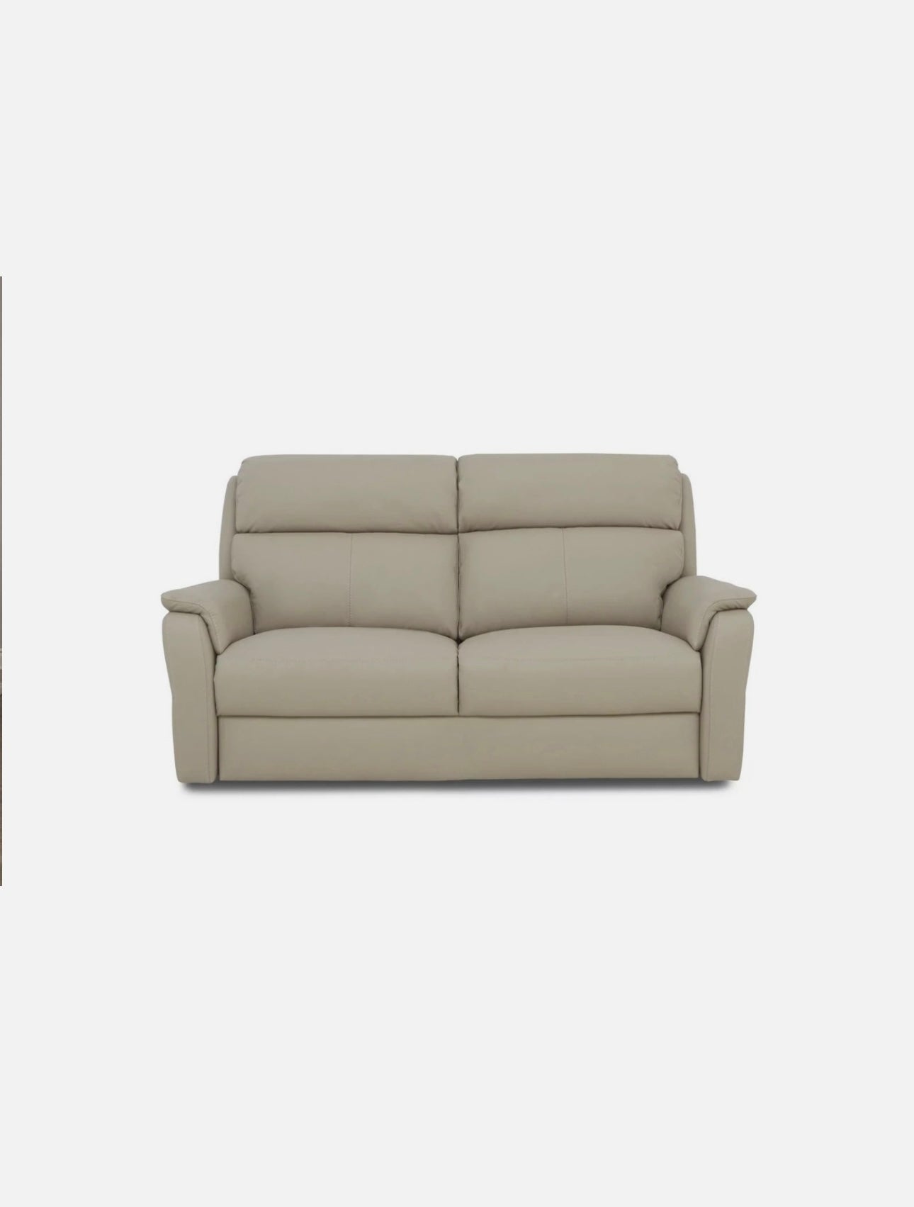 'Nicoletti Vito’ Leather 2 Seater Sofa + x2 Power Recliner Chairs - RRP £6985