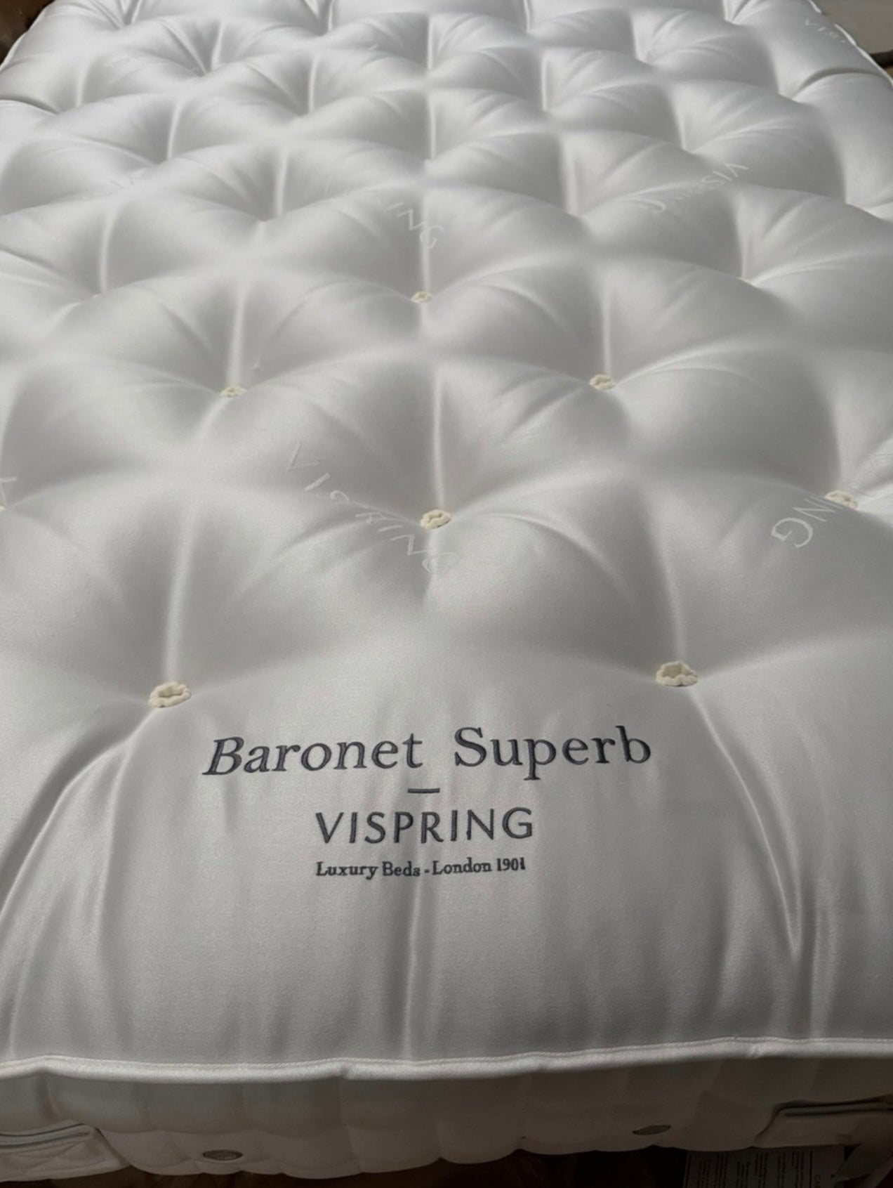 New) Vispring Baronet Superb Medium King Size Mattress / RRP £3275!