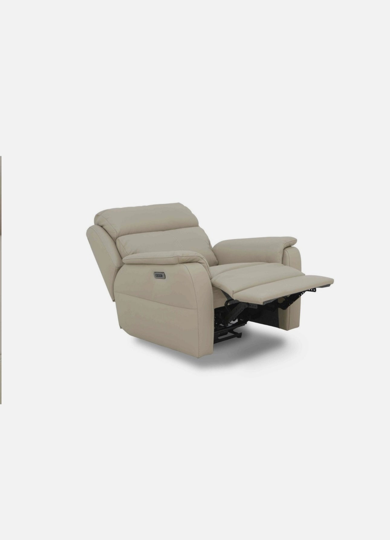 'Nicoletti Vito’ Leather 2 Seater Sofa + x2 Power Recliner Chairs - RRP £6985