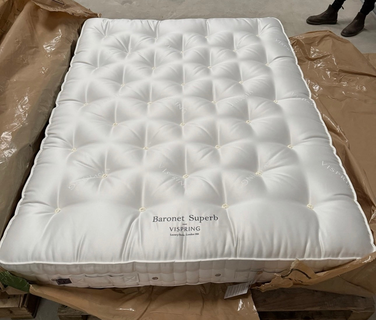New) Vispring Baronet Superb Medium King Size Mattress / RRP £3275!