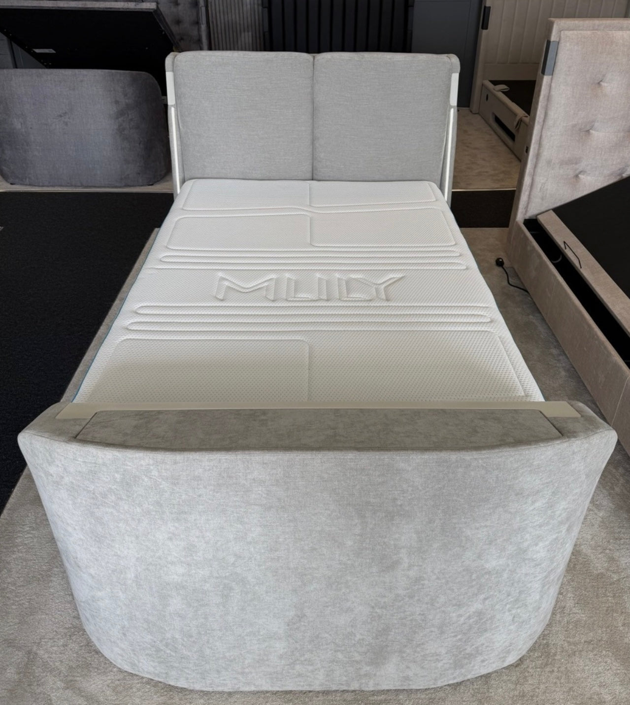 Dolby Atmos 'Premiere' Side Lift Ottoman TV Bed - RRP £3199 - Offer £2099