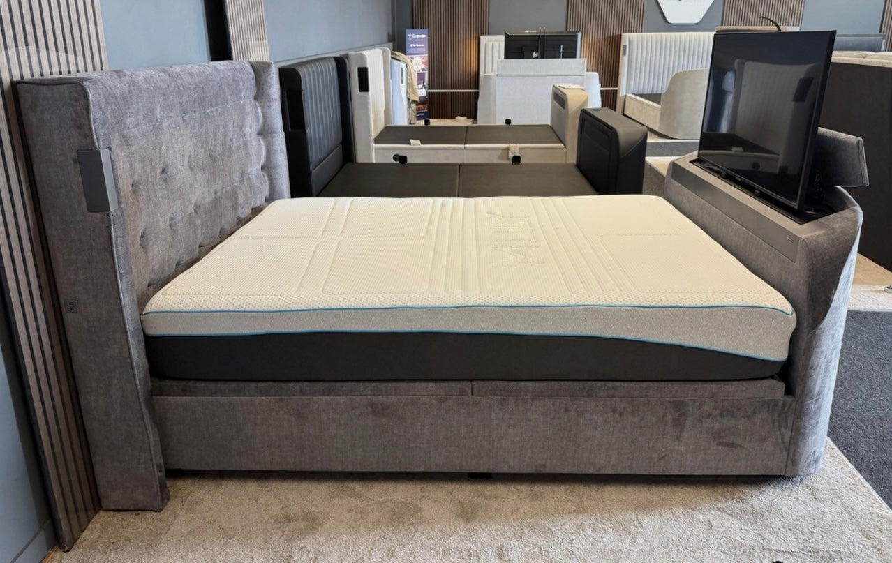 Dolby Atmos 'Sonic' Smart Electric End Lift Ottoman TV Bed - RRP £3399