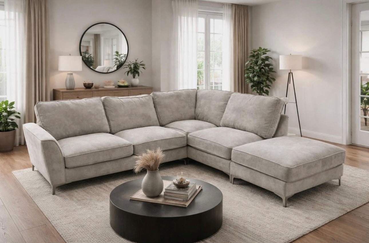 Furniture Village ‘Legend’ RHF Corner Classic Back Sofa - RRP £1695