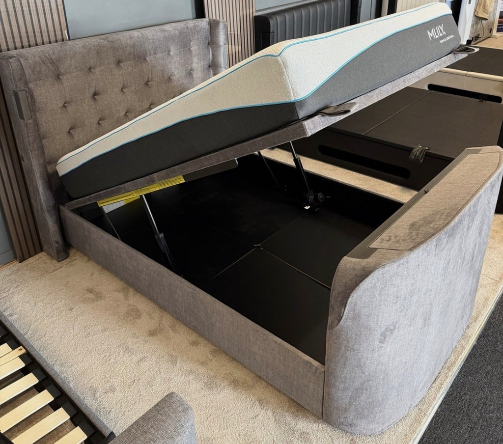 Furniture Village Dolby Atmos 'Sonic' Electric Ottoman 5ft TV Bed - RRP £3799