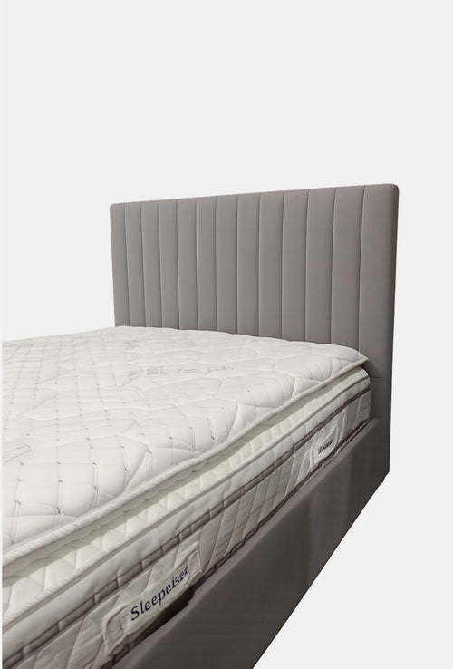 Double Grey ‘Vision’ Smart Voice Activated TV Bed + USB Chargers