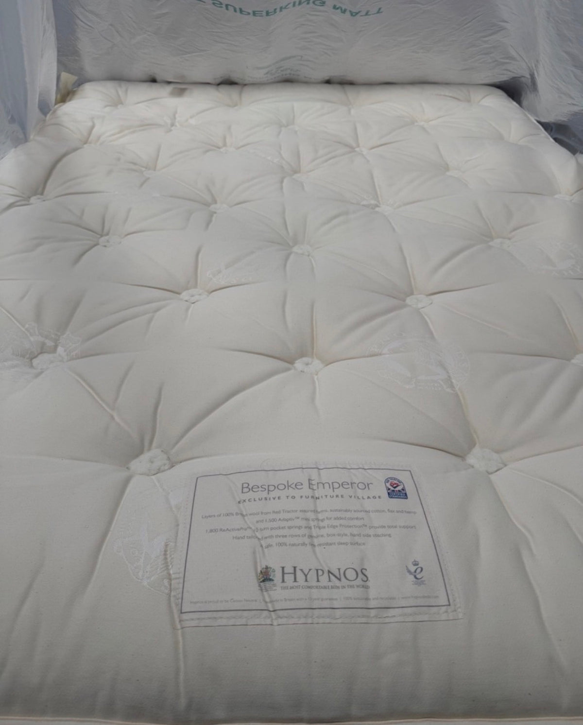 Furniture Village Hypnos Bespoke Emperor 5ft/King Size Mattress - RRP £2400+