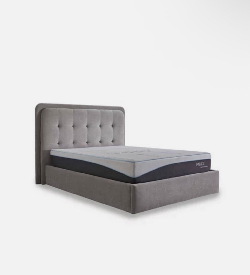 Super King Grey Ray LED End Lift Ottoman