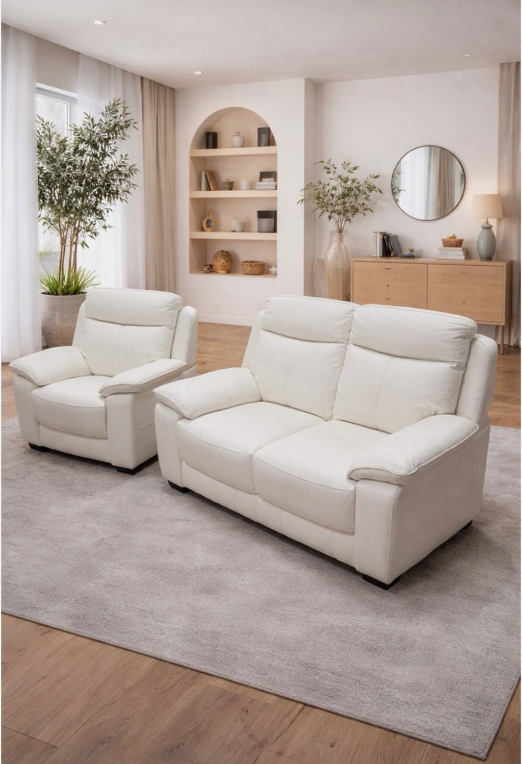 Furniture Village 100% Leather ‘Starlight Express’ 2 Seater Sofa Set - RRP £3340