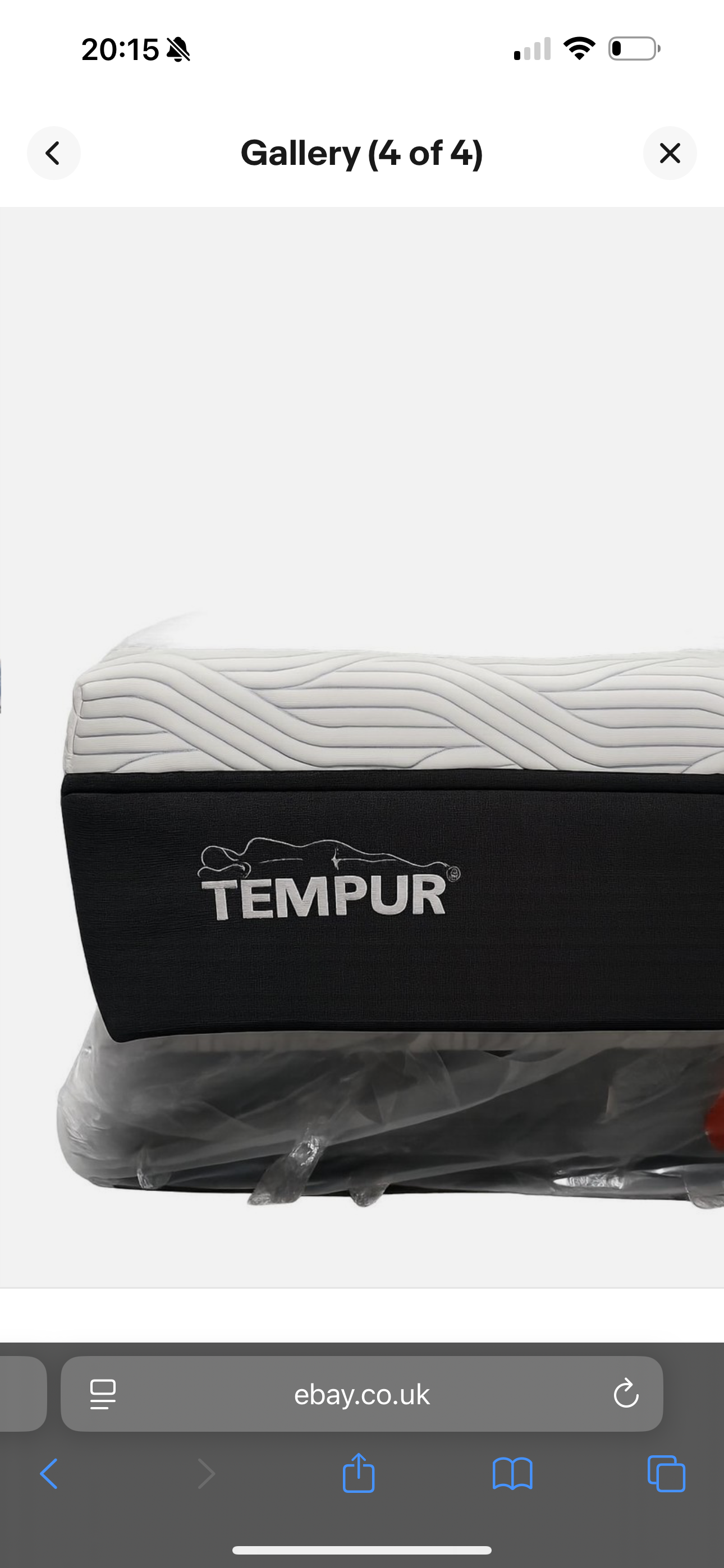 Super King Tempur Pro Luxe Smartcool Medium Mattress