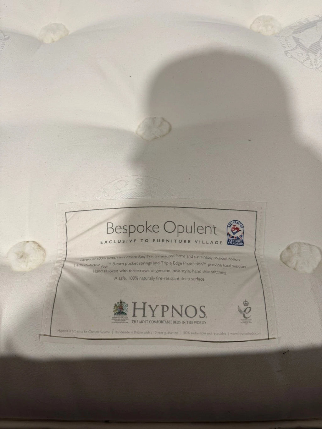 Double Hypnos Bespoke Opulent Mattress / RRP: £2249