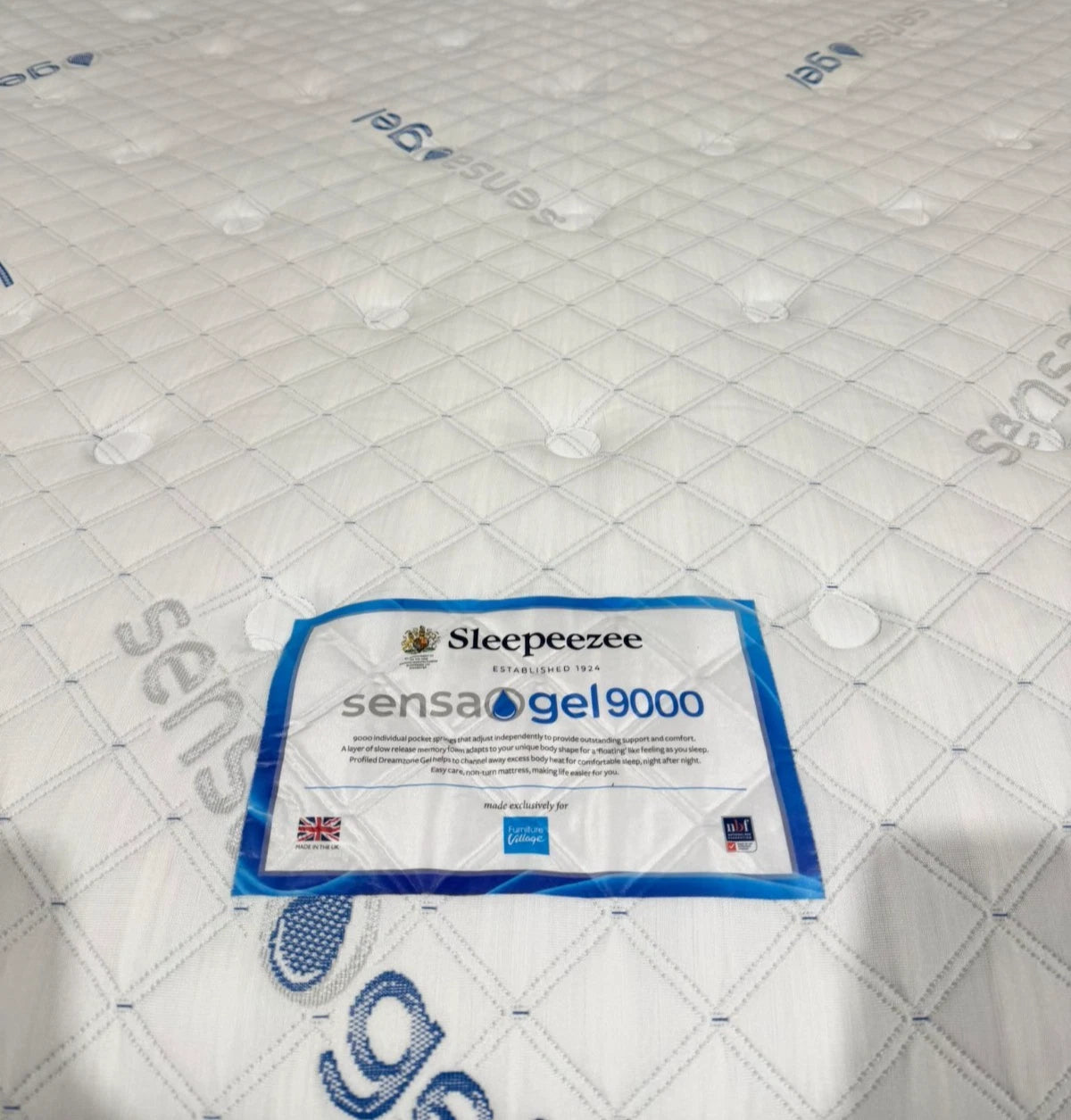 Super King Sleepeezee SensaGel 9000 Pocket